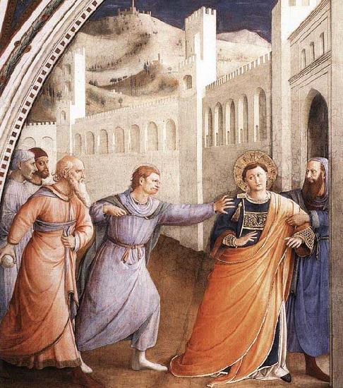 ANGELICO  Fra The Arrest of St Stephen oil painting picture